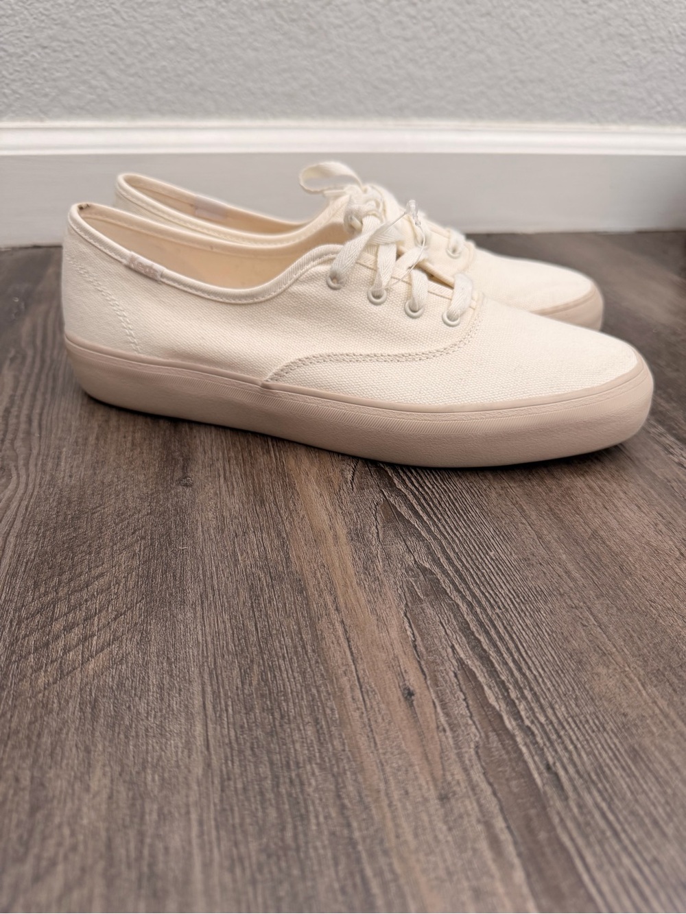 Keds Women's Low-Profile Canvas Sneakers in Off-White